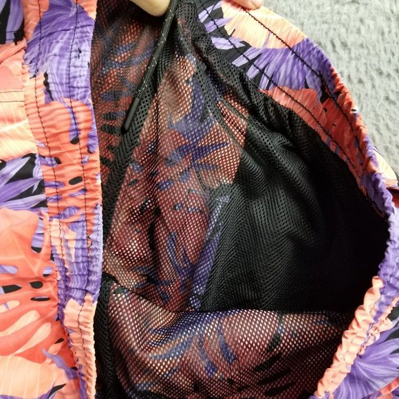 CSG Swimwear Mens 2XL Pink Nylon Fiji Field Drawstring Trunks NWT - Picture 10 of 14